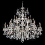 Century Chandelier, 28-Light, Etruscan Gold, Clear Heritage Crystal, 42.5"W (1718-23 1HWRW5)