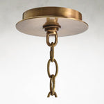 Brass and Acrylic Ceiling Chandelier Light