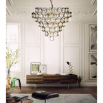 Lucas and McKearn - CH9069 - Flambeau Inspired - 8 Light Chandelier In Glam Style-26 Inches Tall and 31 Inches Wide