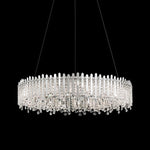 Sarella Pendant, 18-Light, Polished Stainless Steel, Clear Swarovski Crystal, 36"W (RS8349N-401S 1J2U8N)
