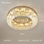 Specchio Crystal Ceiling Light Fixture