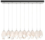 Chrysalis 44.7"W 10-Light White Large White Crystal Standard Pendant