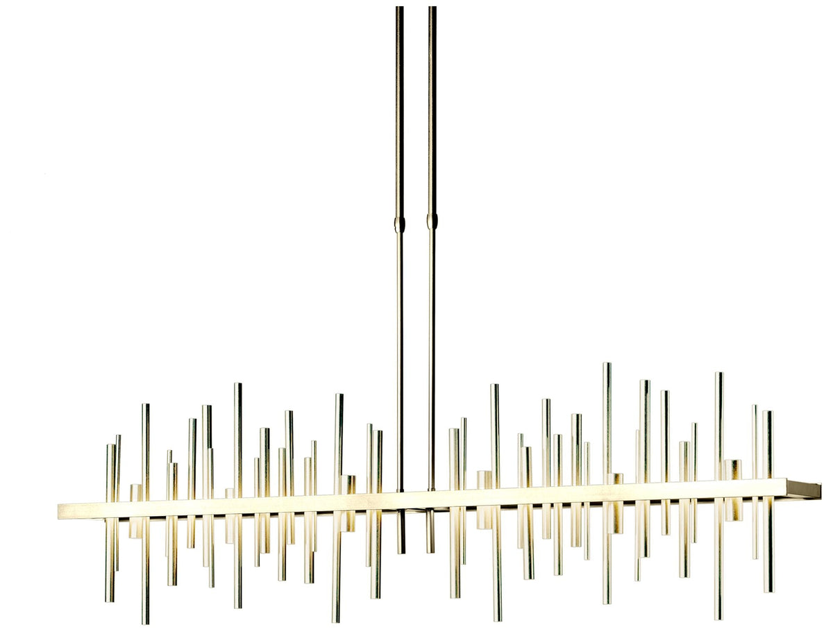 Cityscape 51.9" Wide Large Modern Brass LED Pendant With Modern Brass