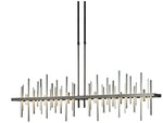 Cityscape 51.9" Wide Large Natural Iron LED Pendant With Sterling