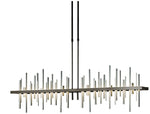 Cityscape 51.9" Wide Large Oil Rubbed Bronze LED Pendant With Sterling