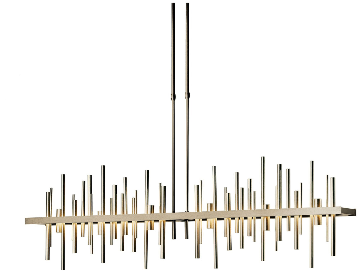 Cityscape 51.9" Wide Large Soft Gold LED Pendant With Soft Gold