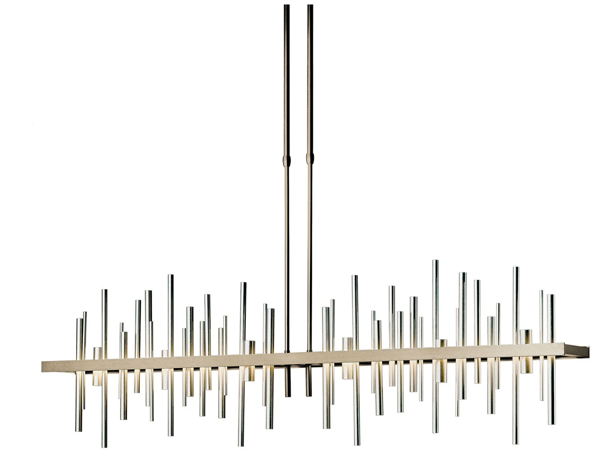 Cityscape 51.9" Wide Large Soft Gold LED Pendant With Sterling
