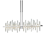 Cityscape 51.9" Wide Large Sterling LED Pendant With Sterling