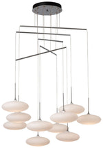 Clouds 41.7" Wide 10-Light Vintage Platinum Mobile Pendant