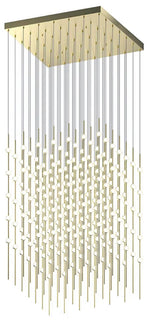 Constellation Cosmic Cube 30" Wide Satin Brass 3000K White Lens LED Pe