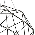 Constellationåº 45"W Nickel 40-Light LED Pendant Light