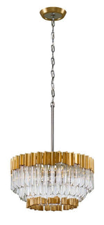 Chrysalis Pendant, 9-Light, Modern Brass, Black Crystal, 20.5"W (131142-SKT-LONG-86-BP0756 5YZVFF)