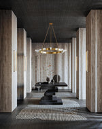 Collier Wall Sconce, LED, Polished Nickel, 40.3"H (700WSCLR40N-LED930 70PKE6L)