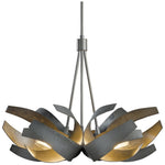 Corona 26.9" Wide Dark Smoke Pendant With Frosted Diffuser Shade