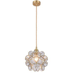 Ornate Copper Glass Pendant Lights Traditional Classic Pendant Lighting