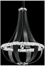 Crystal Empire 20 1/2"W Grizzly Black LED Pendant Light