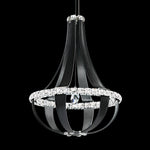 Crystal Empire LED 27"H x 20.5"W 12-Light Chandelier in Grizzly B