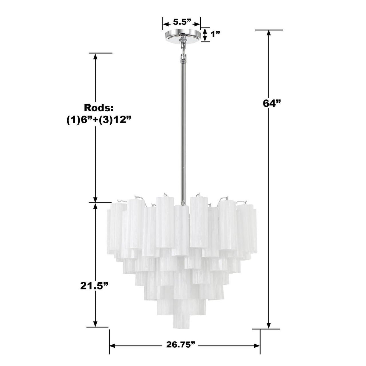 Addis 12 Light Chandelier