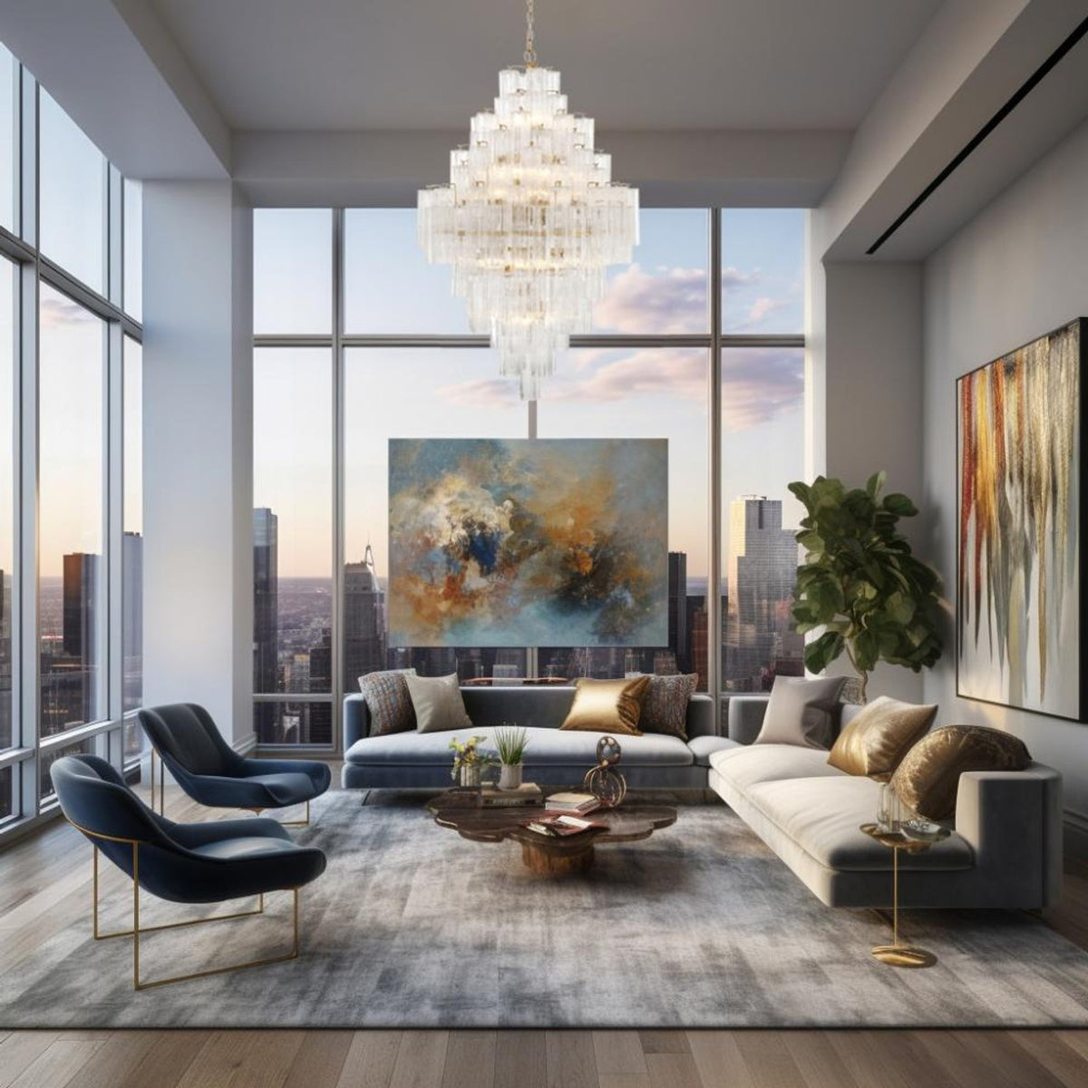 Addis 20 Light Chandelier