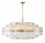 Crystorama Hayes 40 1/2" Wide Aged Brass 32-Light Chandelier