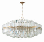 Crystorama Hayes 40 1/2" Wide Aged Brass 32-Light Chandelier