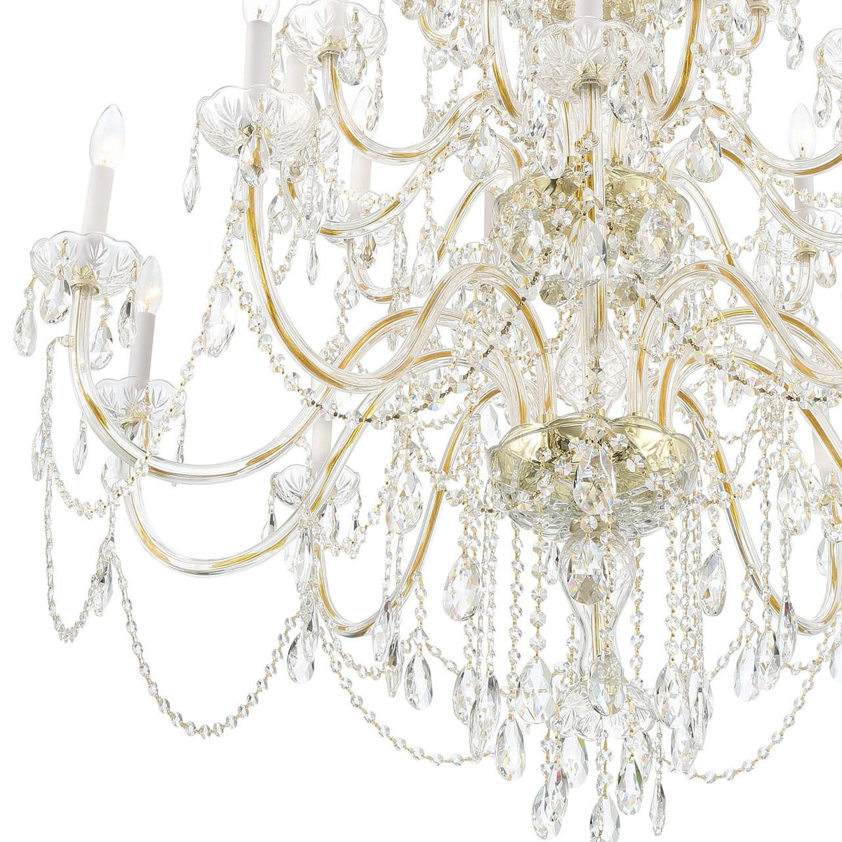 Traditional 25 Light Crystal Chandelier