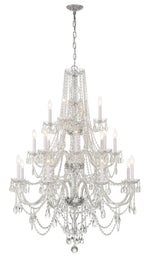 Traditional 25 Light Crystal Chandelier