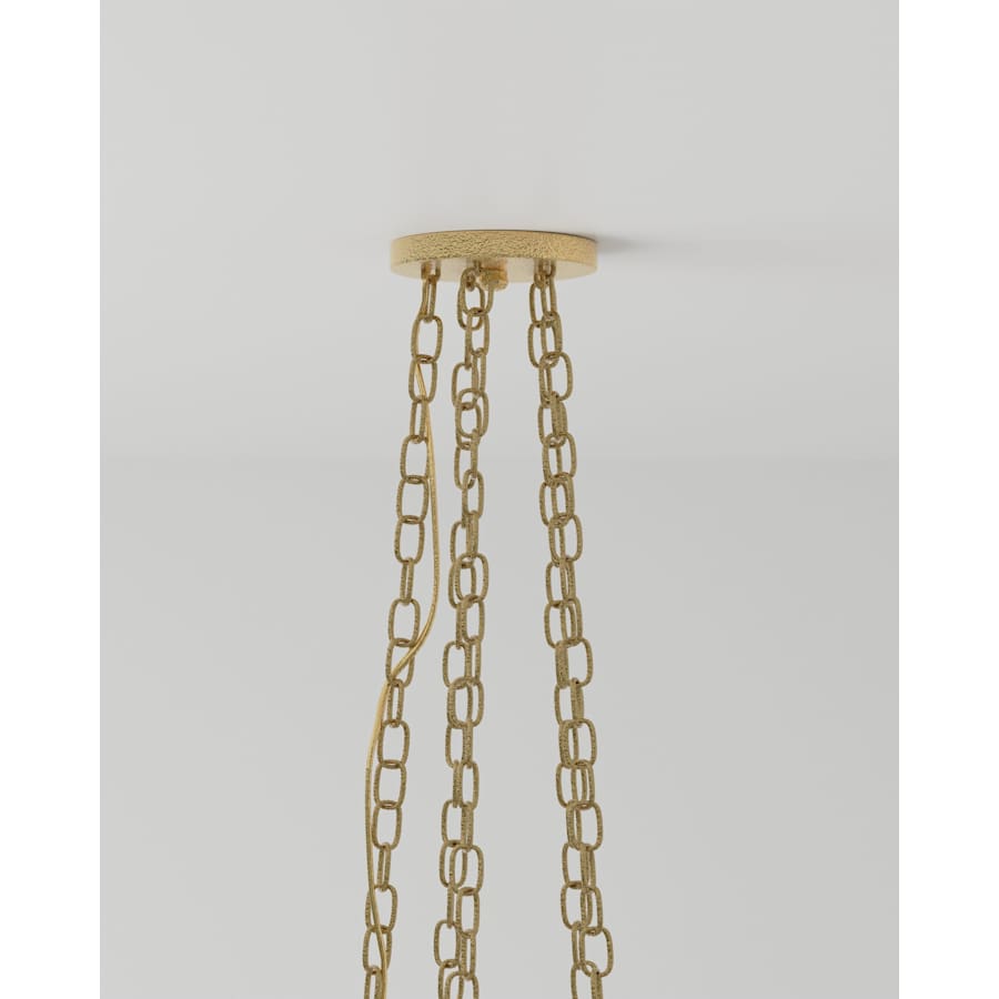 Forest Light 10 Light Wrought Iron Chandelier with Crystal Accents
