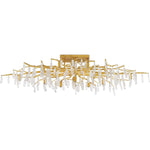 Forest 14 Light 60" Wide Semi-Flush Linear Ceiling Fixture