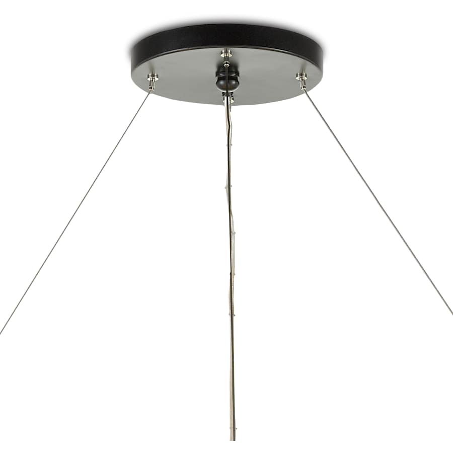 Portmeirion 12 Light 50" Wide Wrought Iron Ring Chandelier