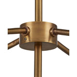 Alithea 5 Light 45" Wide Semi-Flush Ceiling Fixture with Floral Shades