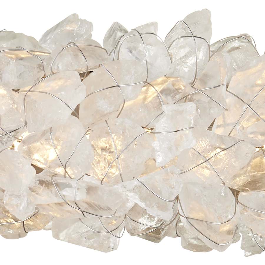Iconoclast 32" Wide LED Crystal Ring Chandelier