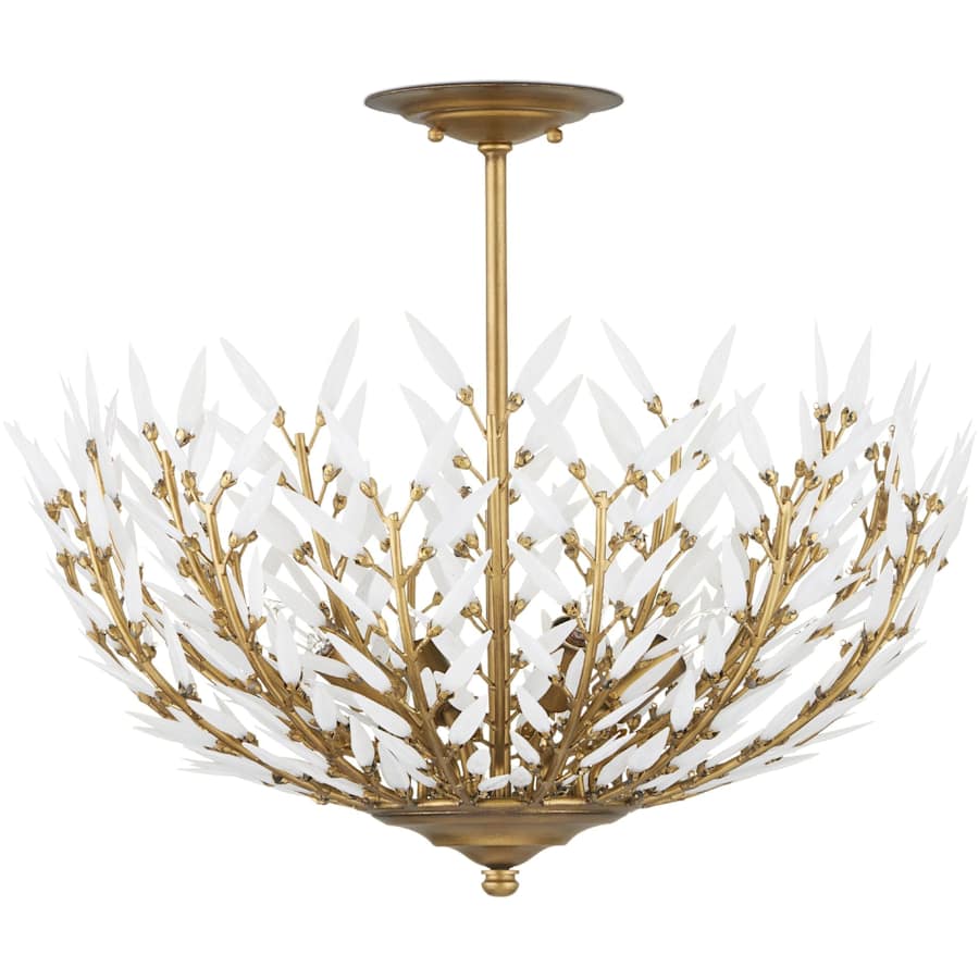 Magnum Opus 4 Light 23" Wide Semi-Flush Bowl Ceiling Fixture