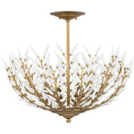 Magnum Opus 4 Light 23" Wide Semi-Flush Bowl Ceiling Fixture