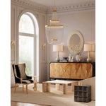 Mademoiselle 28" Wide Beaded Empire Chandelier