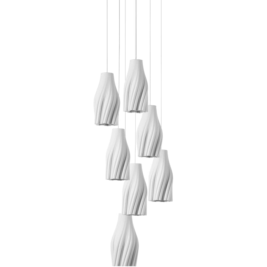 Posh 7 Light 13" Wide Multi Light Pendant