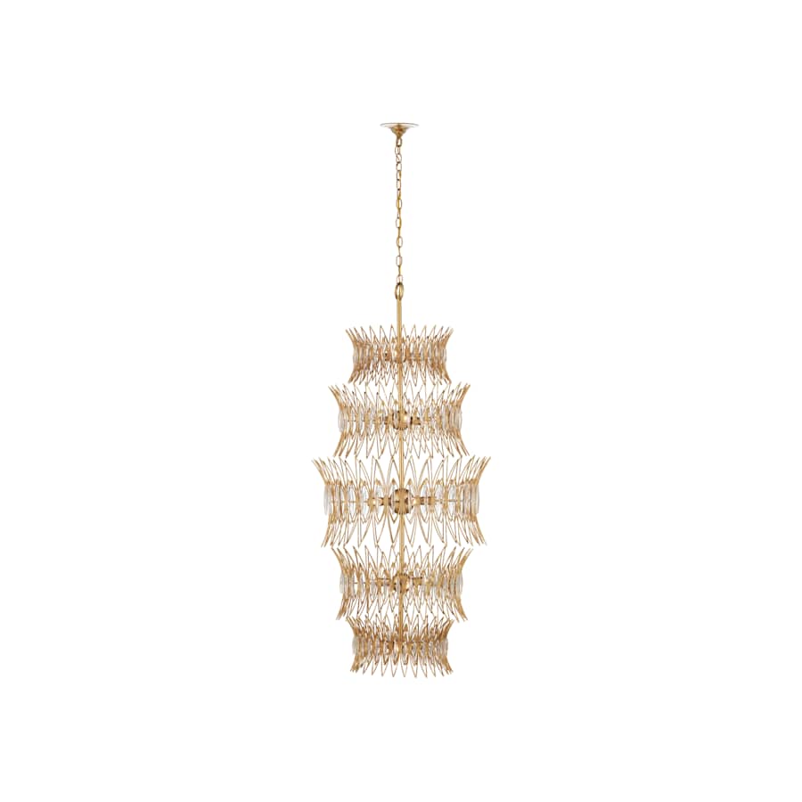 Marquise 18 Light 24" Wide Wrought Iron Chandelier