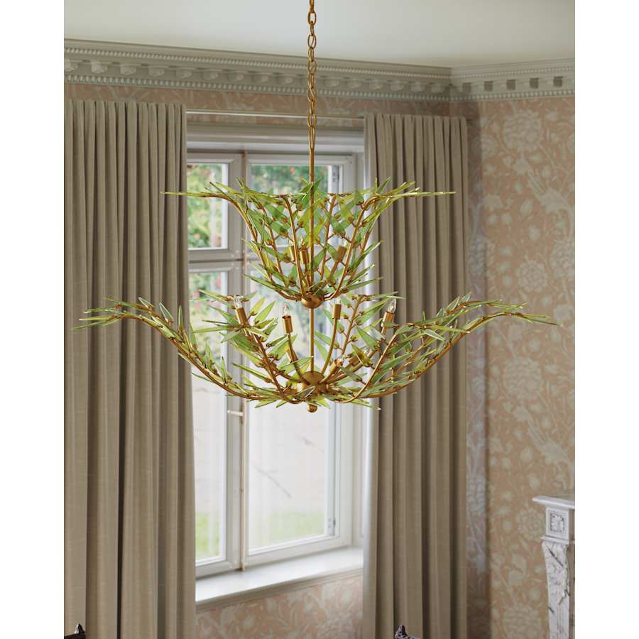 Babylon 11 Light 47" Wide Wrought Iron Chandelier