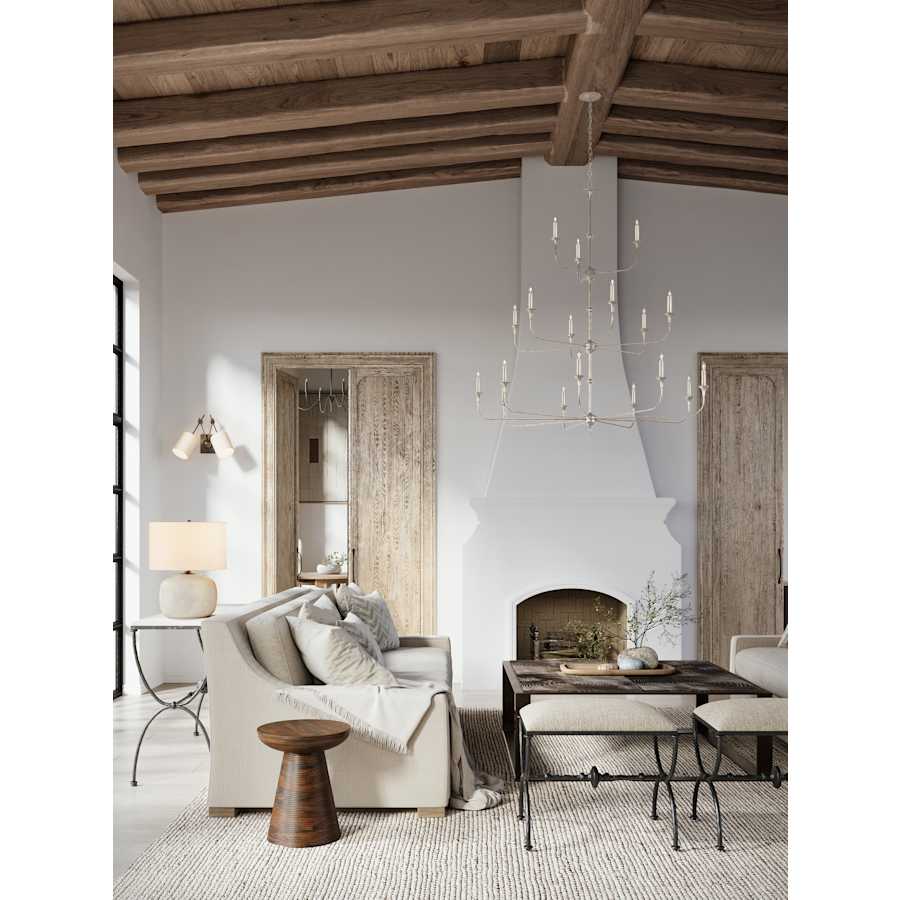 Nottaway 18 Light 60" Wide Wrought Iron Candle Style Chandelier
