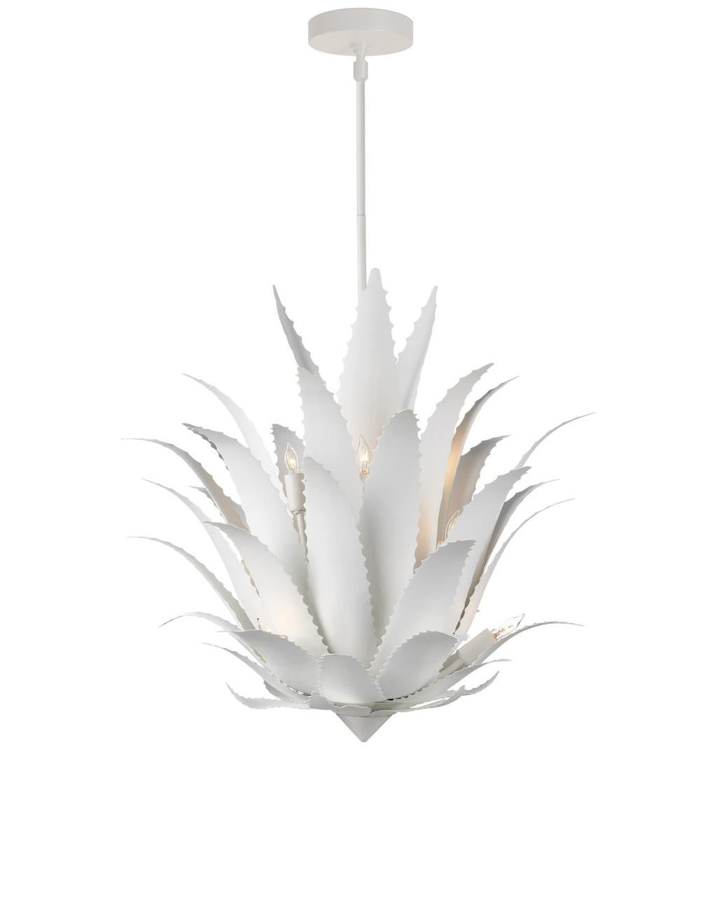Agave White Chandelier