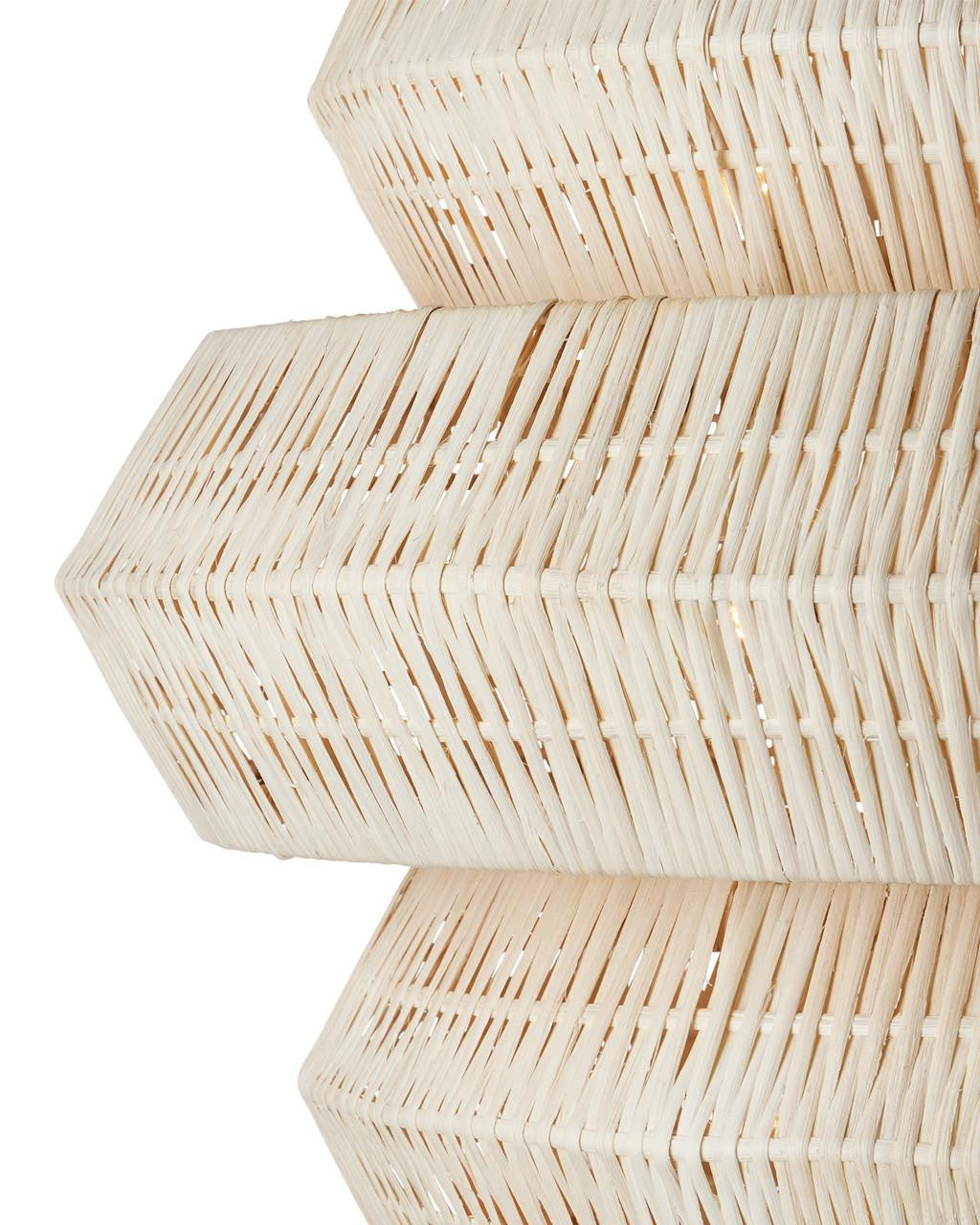 Antibes Medium White Chandelier