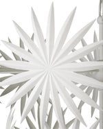 Bismarkia Large White Chandelier