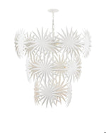 Bismarkia Large White Chandelier