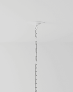 Bismarkia Large White Chandelier