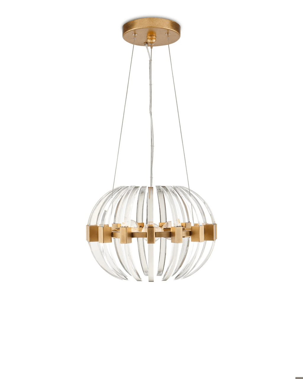 Coquette Small Brass Chandelier