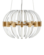 Coquette Small Brass Chandelier