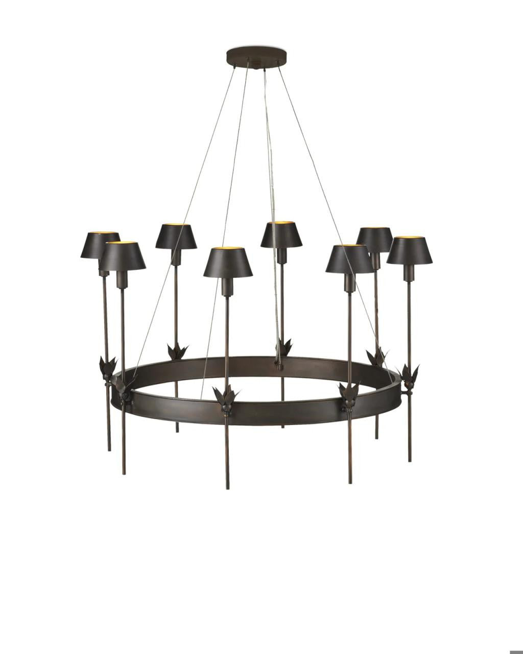 Coterie Bronze Chandelier