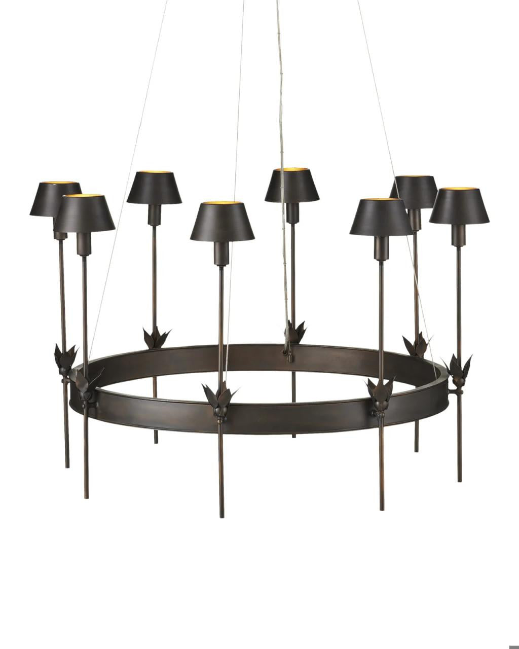 Coterie Bronze Chandelier