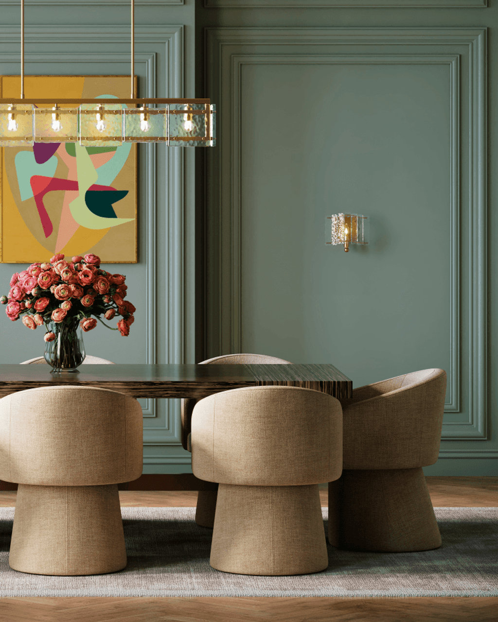 Countervail Rectangular Chandelier