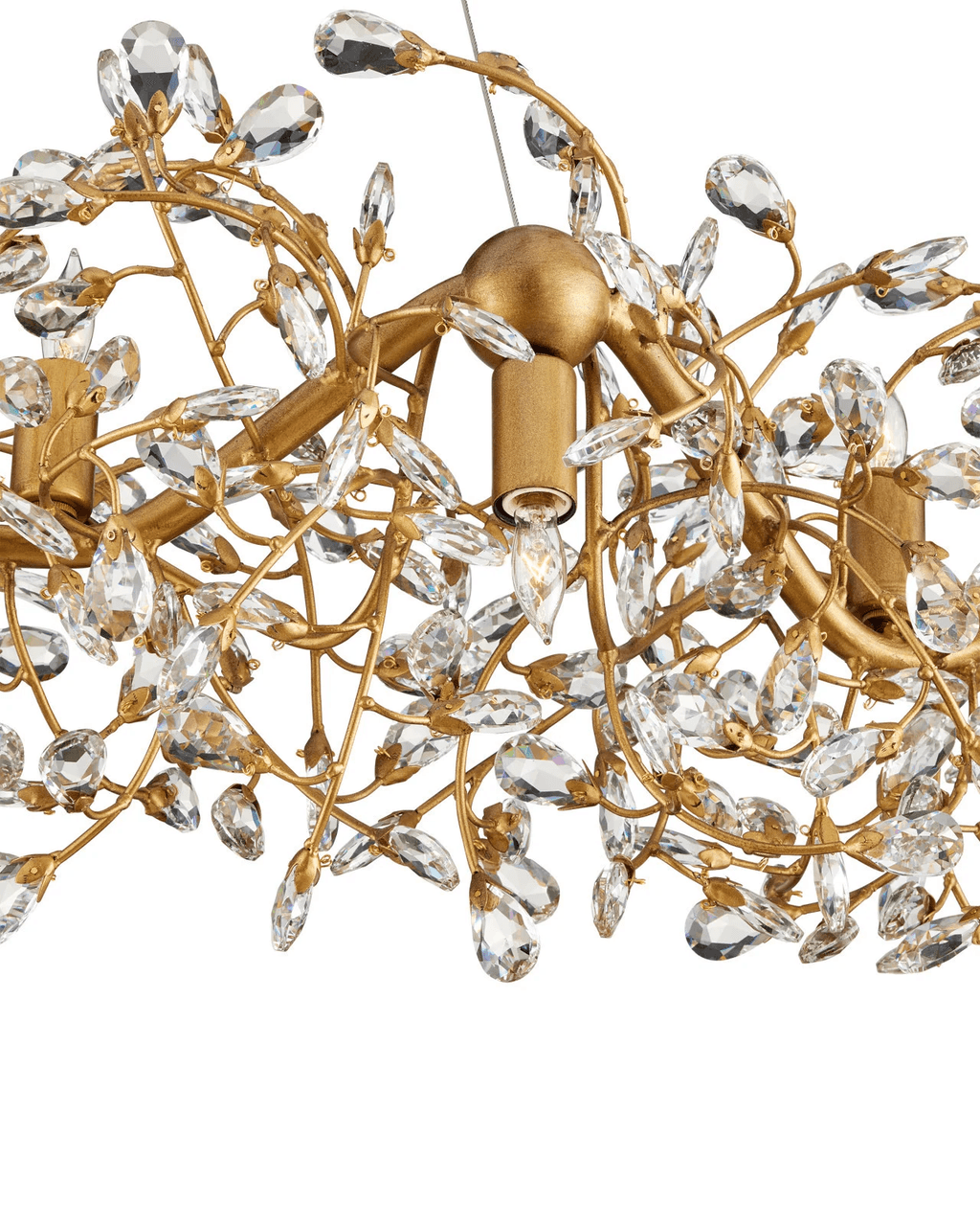 Crystal Bud Grande Ring Chandelier
